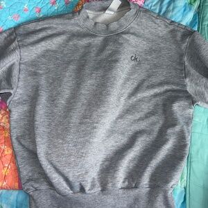 Alo Accolade Crew Pullover Size XS Heather Gray